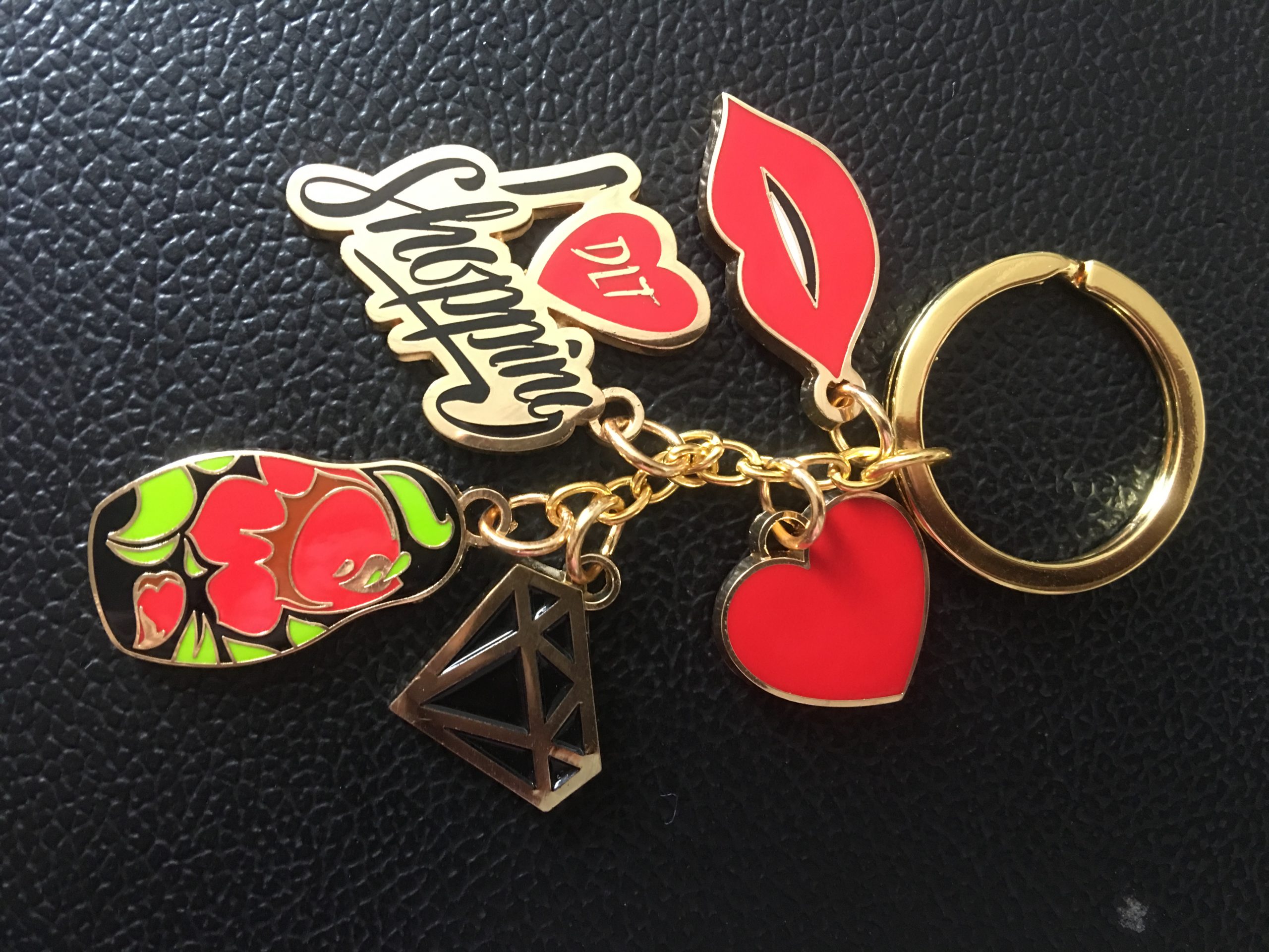 enamel keychain
